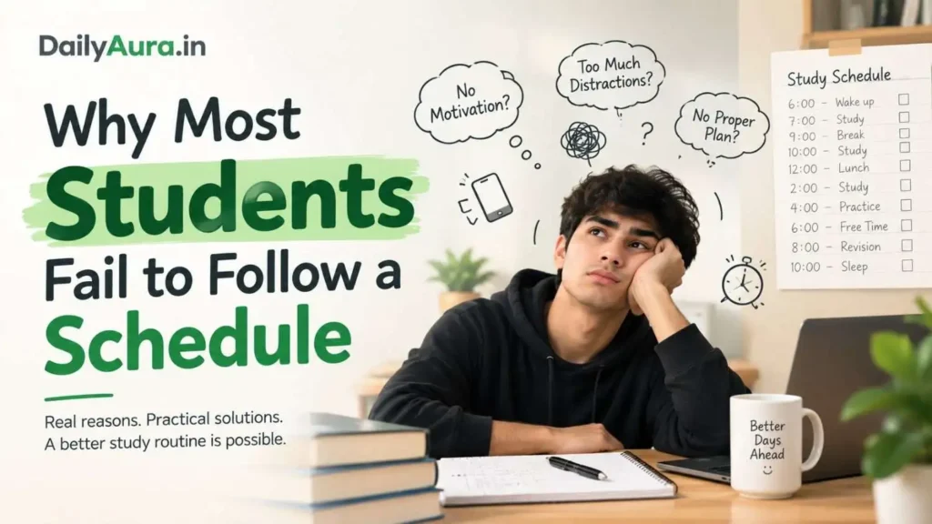 Why Most Students Fail to Follow a Schedule